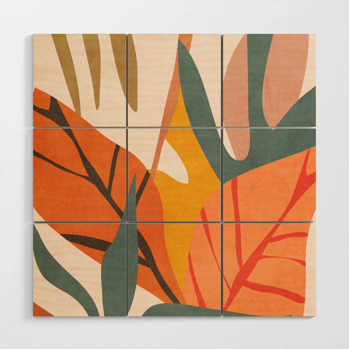 Abstract Art Jungle 5 Wood Wall Art Gallery Image 1