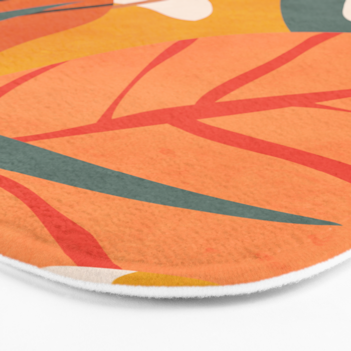Abstract Art Jungle 5 Bath Mat Gallery Image 3