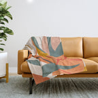 Abstract Art Jungle 5 Throw Blanket Gallery Image 1