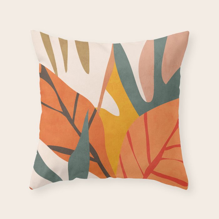 Abstract Art Jungle 5 Throw Pillow Gallery Image 6