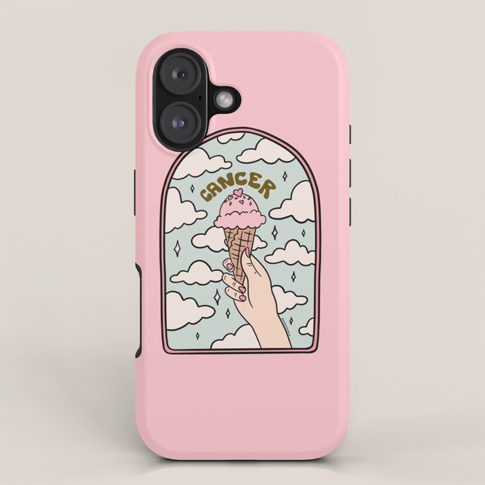 Cancer Ice cream iPhone Case Gallery Image 1