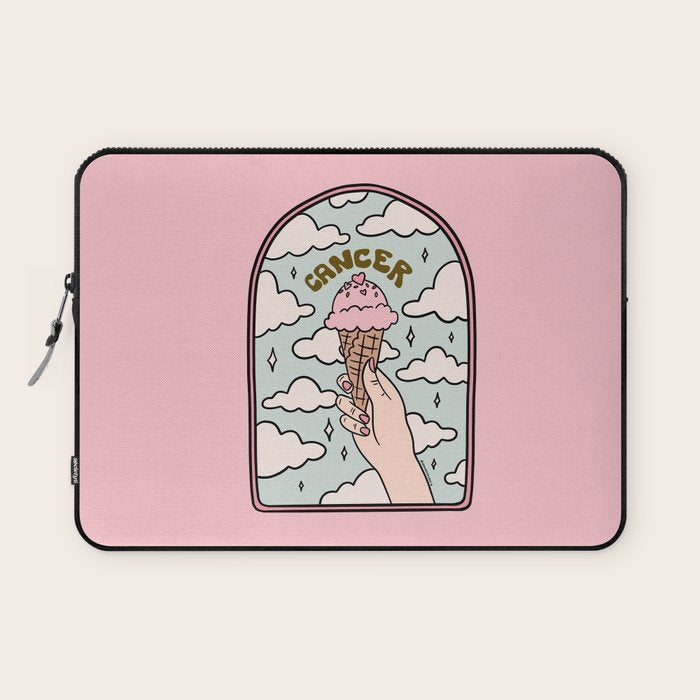 Cancer Ice cream Laptop Sleeve Gallery Image 1