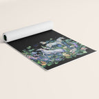 Unicorns Magical Rose Garden Yoga Mat Gallery Image 2