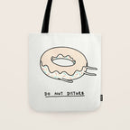Donut Disturb Tote Bag Gallery Image 1