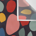 Pebbles abstract pattern Wall Tapestry Gallery Image 3