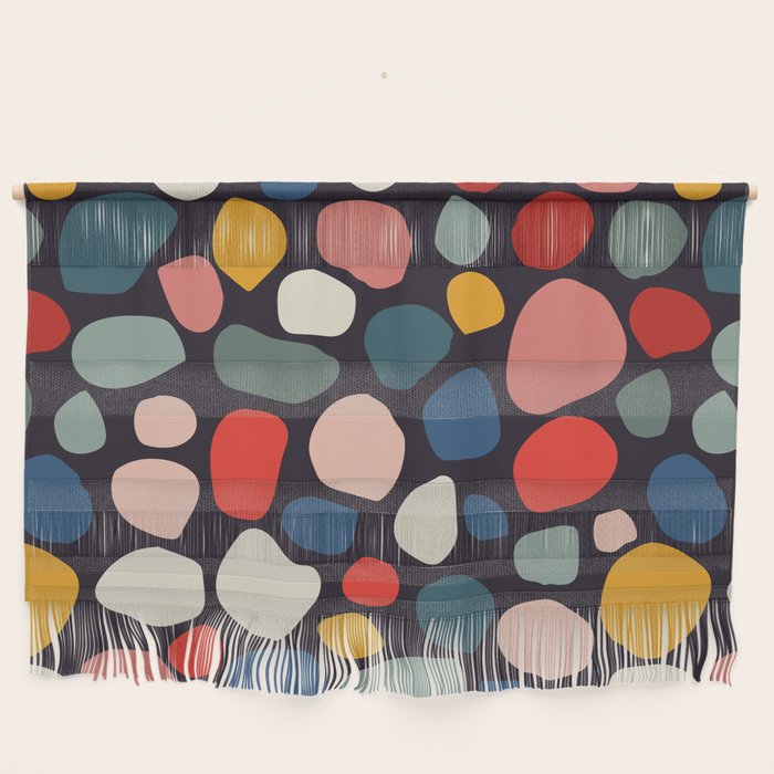 Pebbles abstract pattern Wall Hanging Gallery Image 1