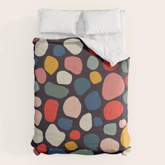 Pebbles abstract pattern Comforter Gallery Image 6