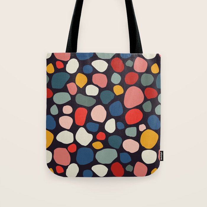 Pebbles abstract pattern Tote Bag Gallery Image 1
