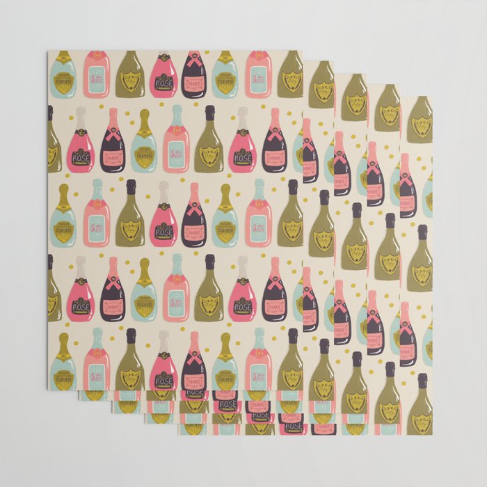 Champagne Cheers Wrapping Paper Gallery Image 3