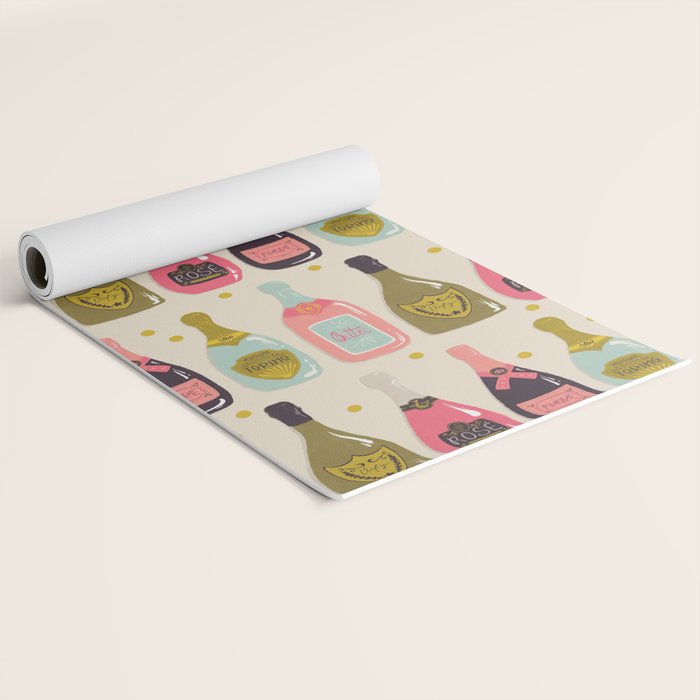 Champagne Cheers Yoga Mat Gallery Image 2