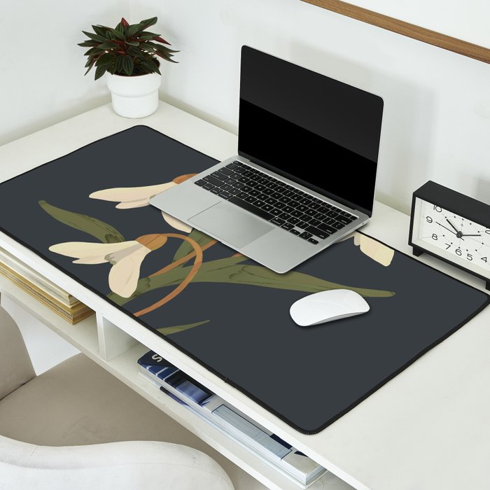 Snowdrops Desk Mat Gallery Image 2