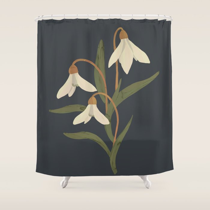 Snowdrops Shower Curtain Gallery Image 1