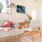 Celestial Currents Aerial Abstract of Ocean Foam Wall Hanging Gallery Image 2