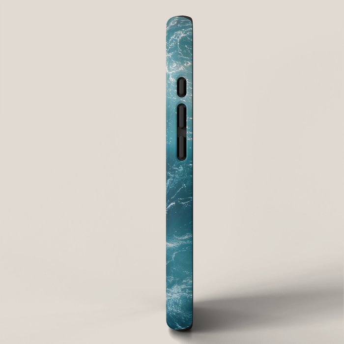 Celestial Currents Aerial Abstract of Ocean Foam iPhone Case Gallery Image 2