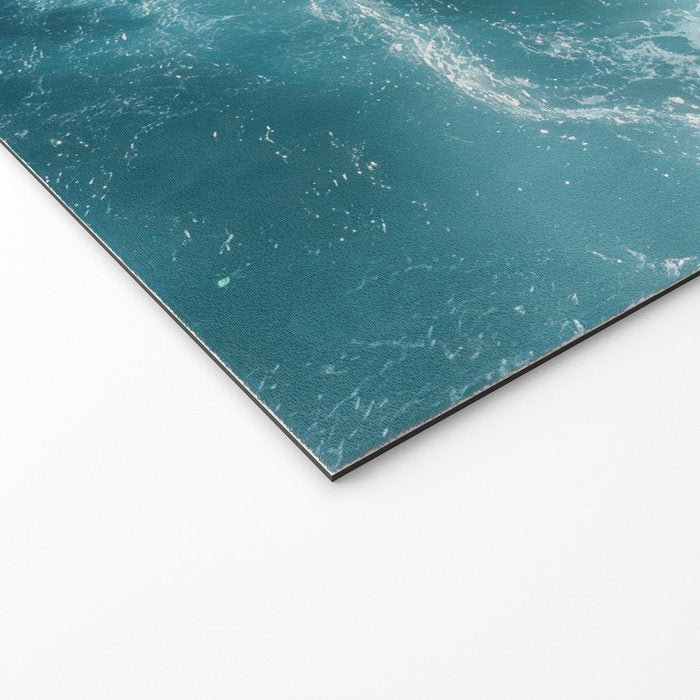 Celestial Currents Aerial Abstract of Ocean Foam Welcome Mat Gallery Image 2