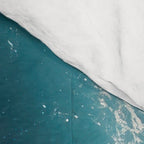 Celestial Currents Aerial Abstract of Ocean Foam Comforter Gallery Image 4