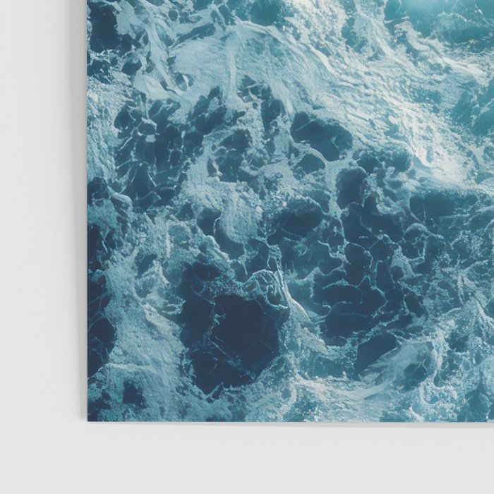 Celestial Currents Aerial Abstract of Ocean Foam Poster Gallery Image 3