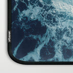 Celestial Currents Aerial Abstract of Ocean Foam Laptop Sleeve Gallery Image 3