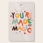 You Are Made Of Magic - colorful letters Cutting Board Gallery Image 1