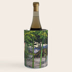 Through the Nishigi Forest - Nature Ukiyo Landscape in Green & Pink Wine Chiller Gallery Image 3