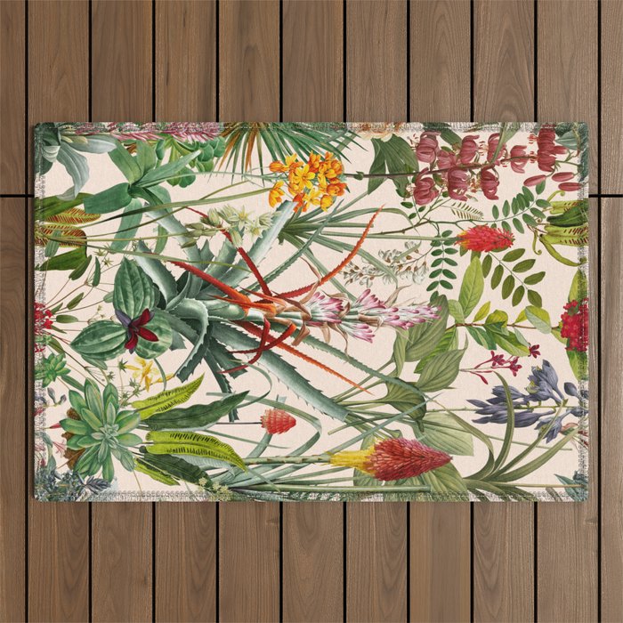 Tropical Flora II Outdoor Rug Gallery Image 1