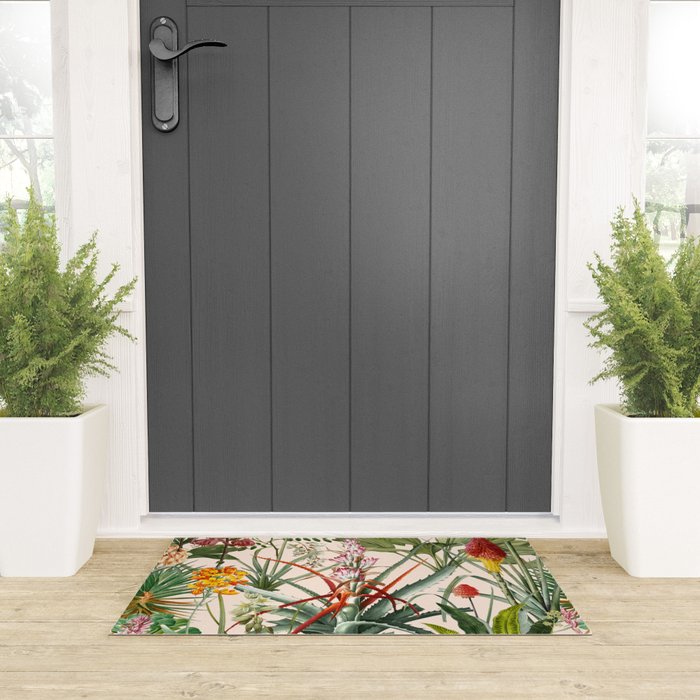 Tropical Flora II Welcome Mat Gallery Image 3