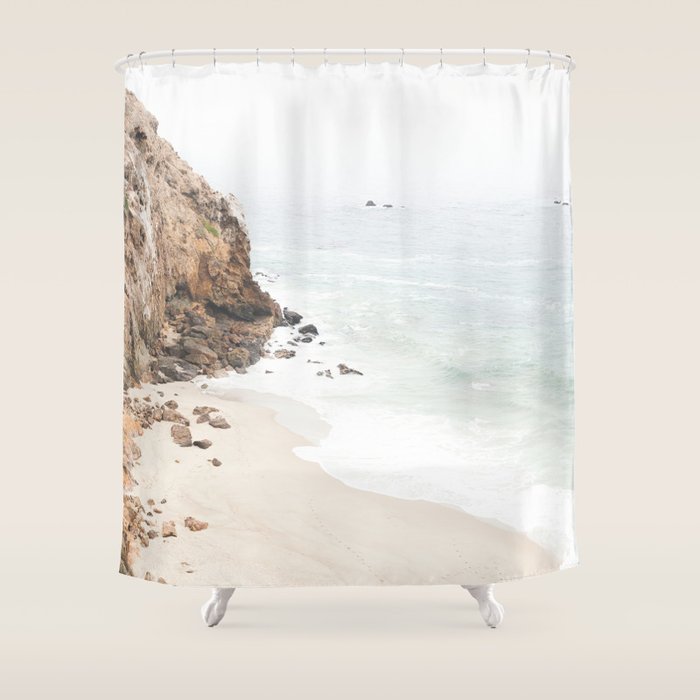 Malibu California Beach Shower Curtain Gallery Image 1