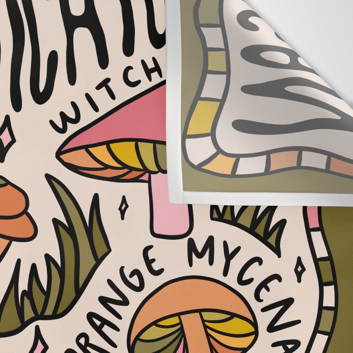 Mushrooms of Michigan Wall Tapestry Gallery Image 3