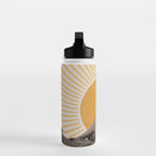 Abstract Landscape, Mountain and Sunshine Water Bottle Gallery Image 3
