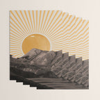 Abstract Landscape, Mountain and Sunshine Wrapping Paper Gallery Image 3