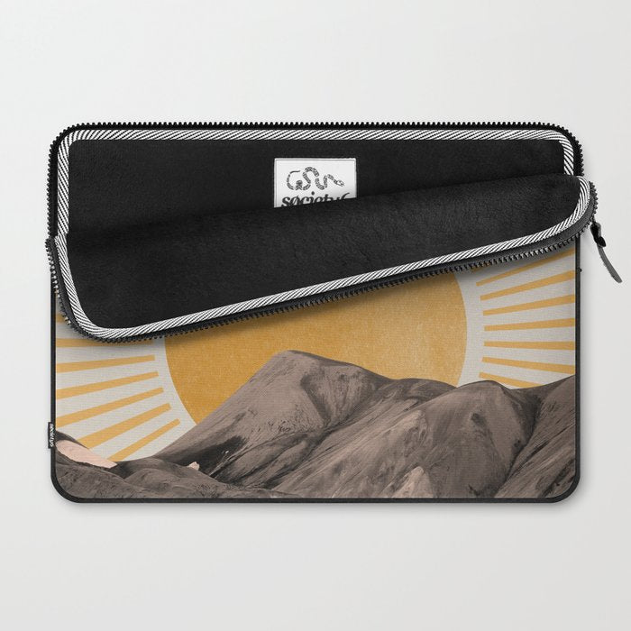 Abstract Landscape, Mountain and Sunshine Laptop Sleeve Gallery Image 2
