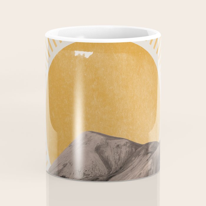 Abstract Landscape, Mountain and Sunshine Coffee Mug Gallery Image 4