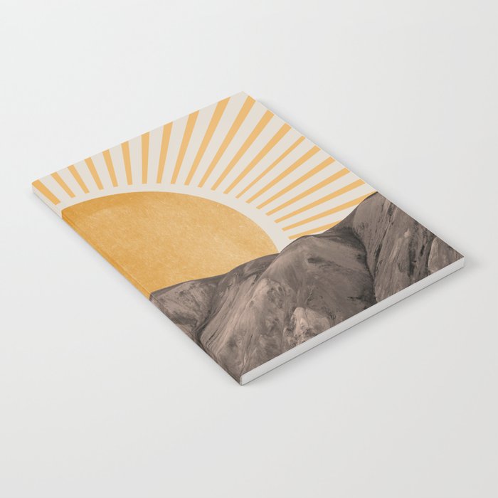 Abstract Landscape, Mountain and Sunshine Notebook Gallery Image 2