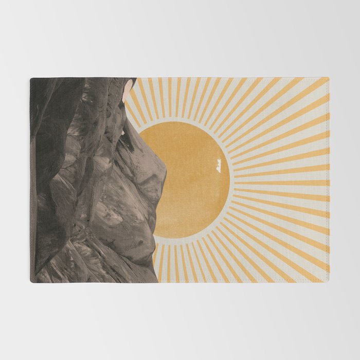 Abstract Landscape, Mountain and Sunshine Rug Gallery Image 2