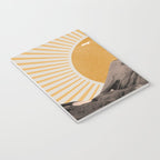Abstract Landscape, Mountain and Sunshine Notebook Gallery Image 3
