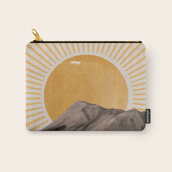 Abstract Landscape, Mountain and Sunshine Carry All Pouch Gallery Image 1