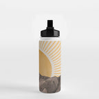 Abstract Landscape, Mountain and Sunshine Water Bottle Gallery Image 2