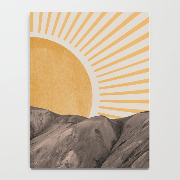 Abstract Landscape, Mountain and Sunshine Notebook Gallery Image 4