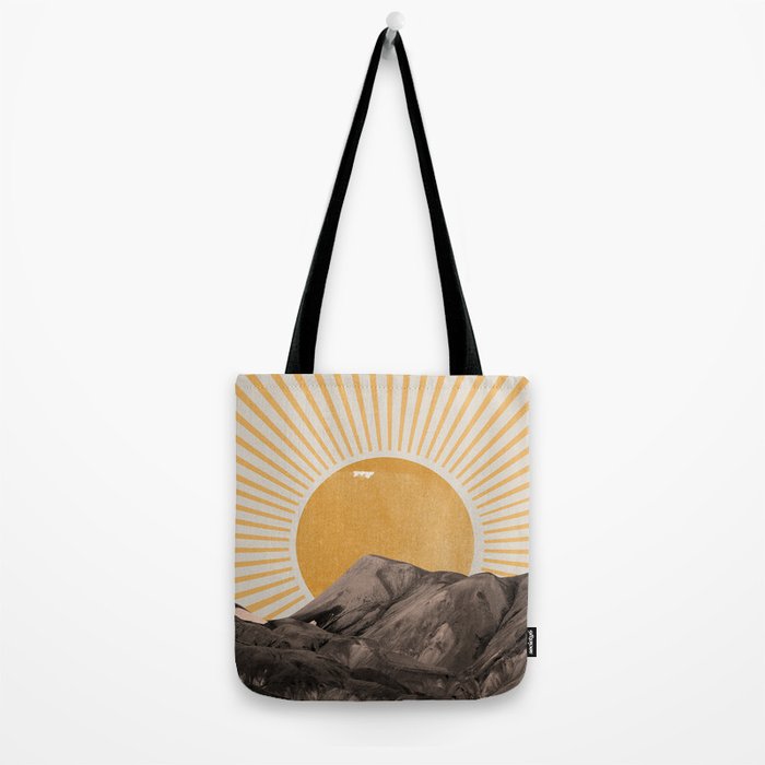 Abstract Landscape, Mountain and Sunshine Tote Bag Gallery Image 2