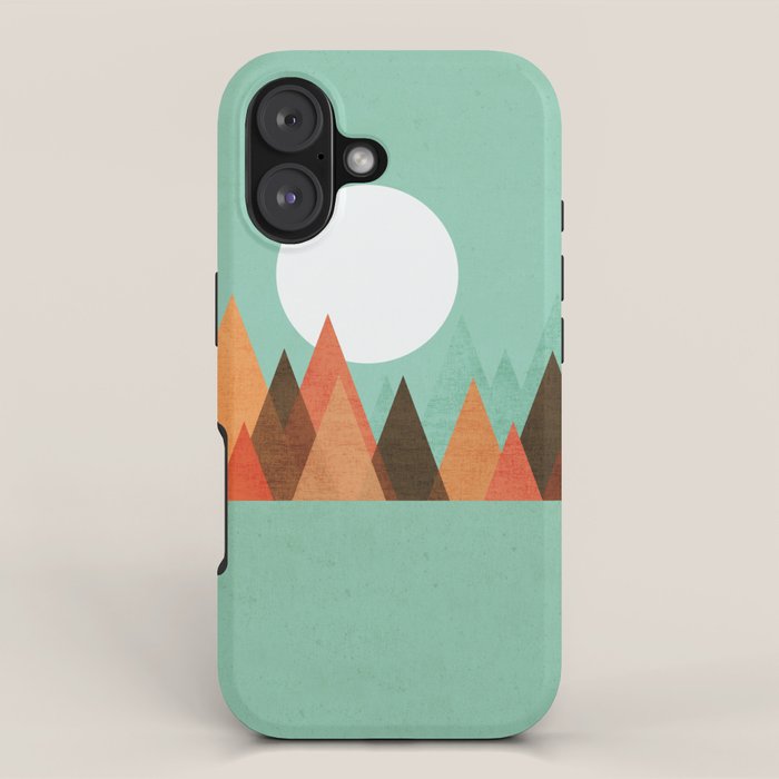 From the edge of the mountains iPhone Case Gallery Image 1