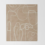 Lines in Space 3 Throw Blanket Gallery Image 2
