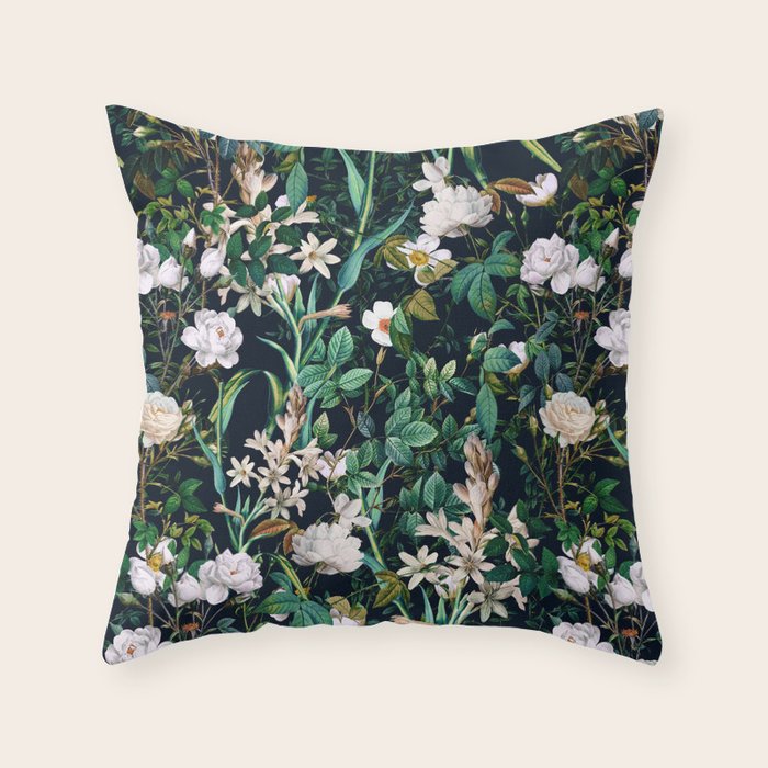 Summer in the Moonlight Throw Pillow Gallery Image 6