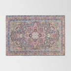 Kashan Central Persian Rug Print Rug Gallery Image 2