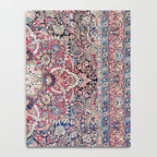 Kashan Central Persian Rug Print Notebook Gallery Image 4