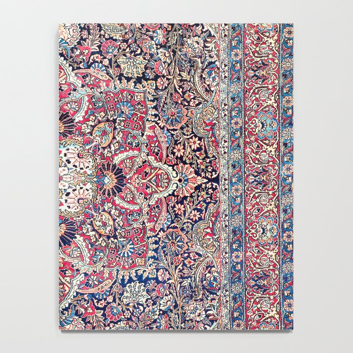 Kashan Central Persian Rug Print Notebook Gallery Image 4