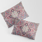 Kashan Central Persian Rug Print Pillow Sham Gallery Image 3