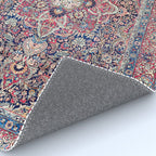 Kashan Central Persian Rug Print Rug Gallery Image 4