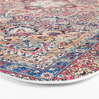 Kashan Central Persian Rug Print Bath Mat Gallery Image 3