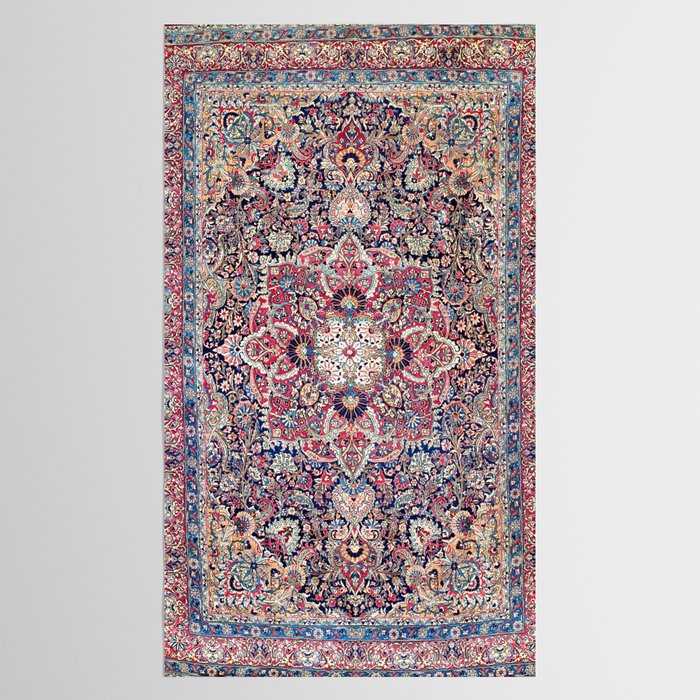 Kashan Central Persian Rug Print Tablecloth Gallery Image 2