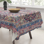 Kashan Central Persian Rug Print Tablecloth Gallery Image 3